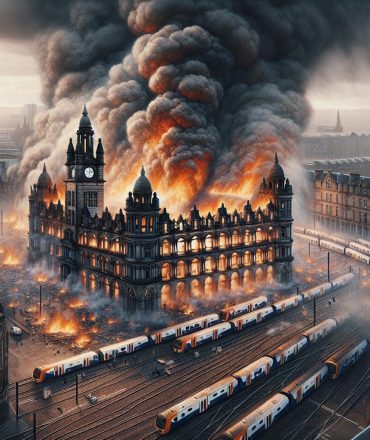 Blaze in Glasgow Devastates Historic Structure and Disrupts Train Operations